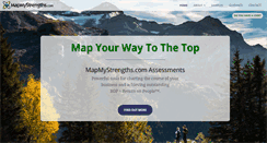 Desktop Screenshot of mapmystrengths.com